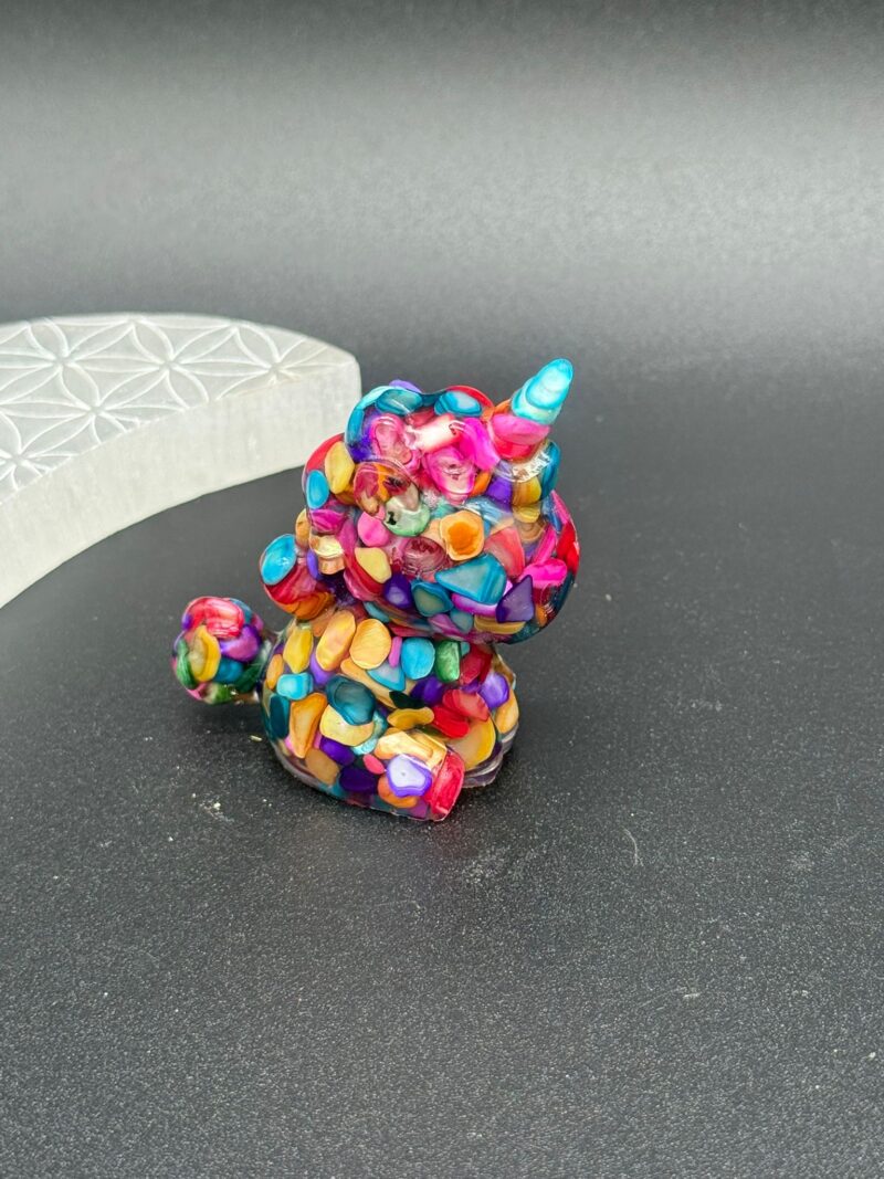 Unicornio Orgonita Ágatas Multicolor