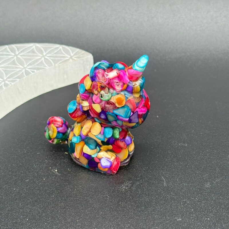 Unicornio Orgonita Ágatas Multicolor