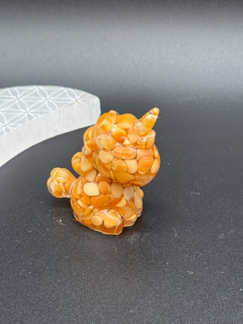 Unicornio Orgonita Calcita
