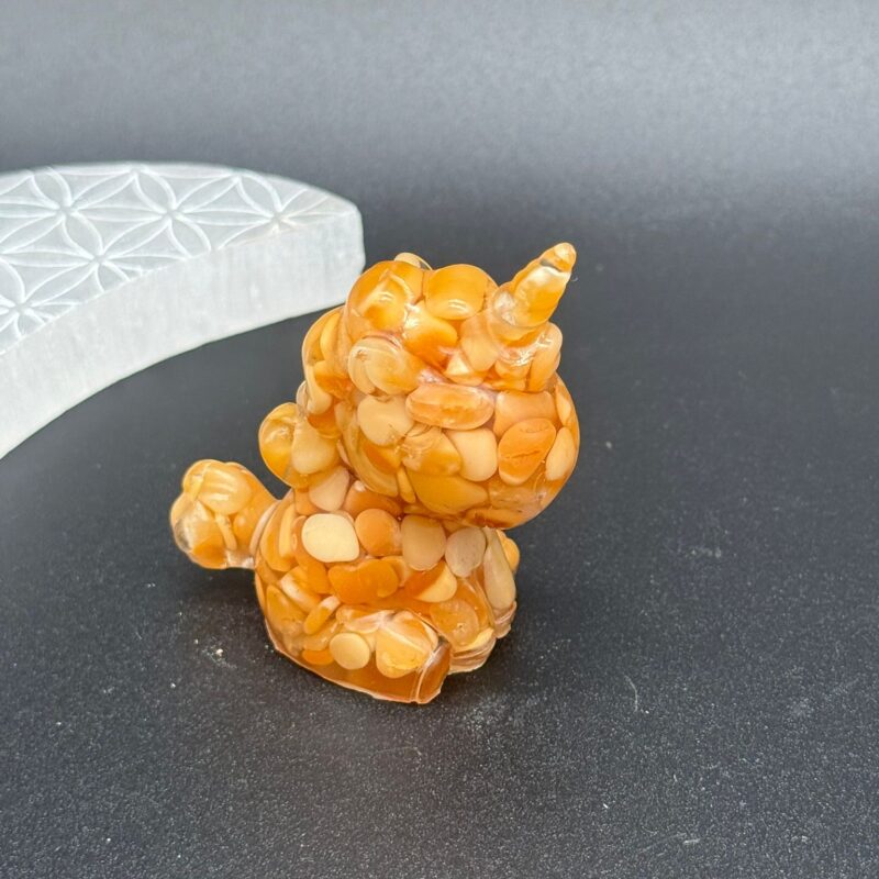 Unicornio Orgonita Calcita