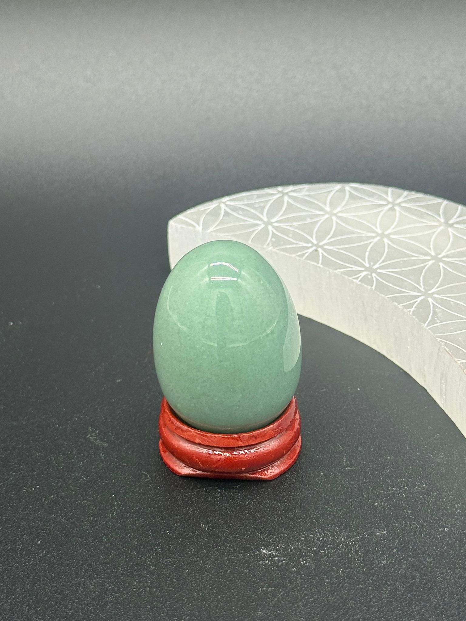 Huevo Pequeño Aventurina Verde Sin Peana