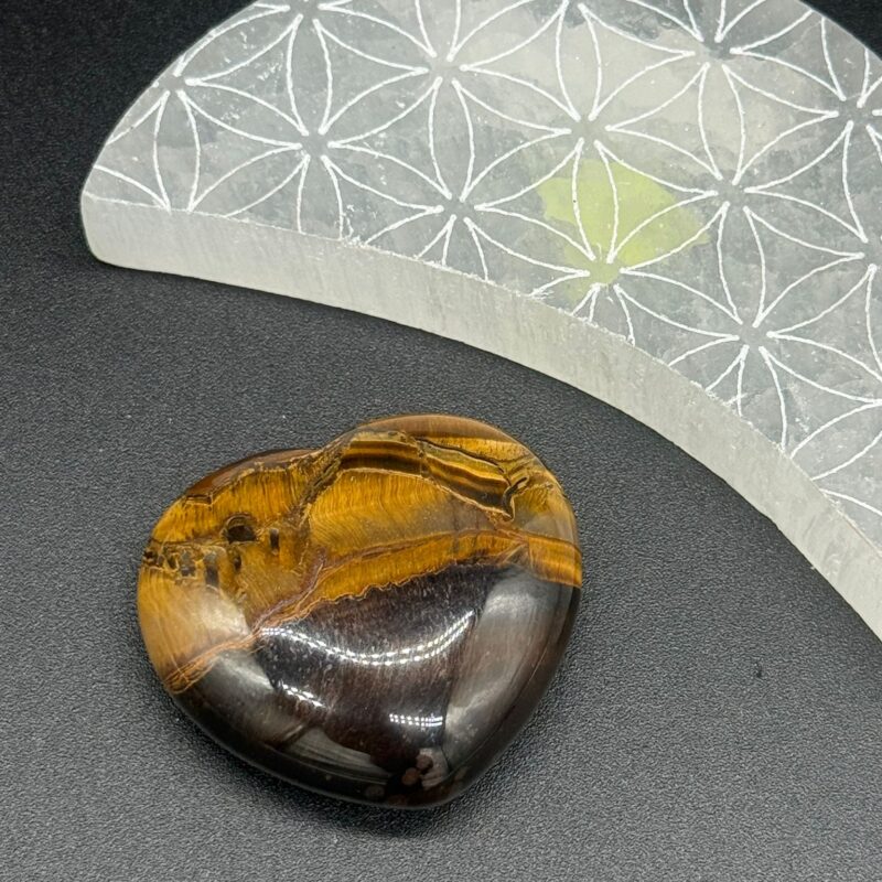 Corazón de Ojo De Tigre