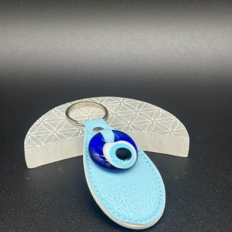 Llavero Celeste Con Ojo Turco