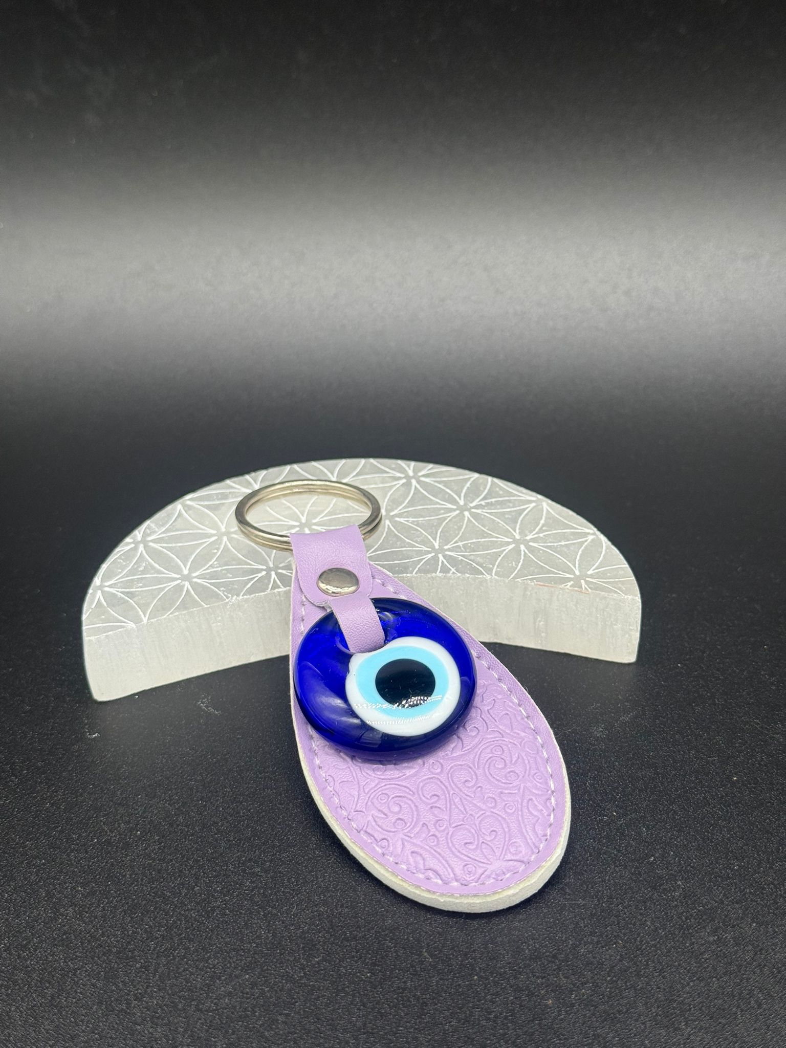 Llavero Morado Con Ojo Turco