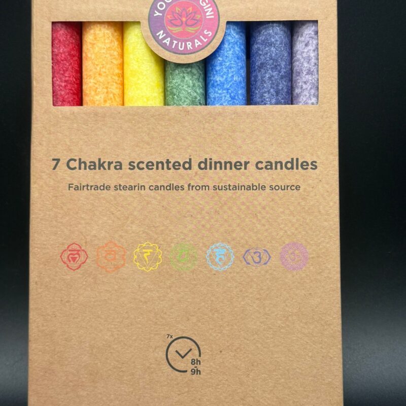 Pack Velas de los Chakras Perfumadas Finas -7 Piezas