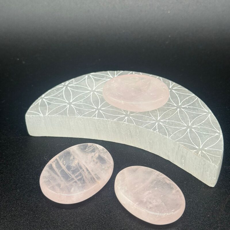 Piedras Para El Pulgar De Cuarzo blanco