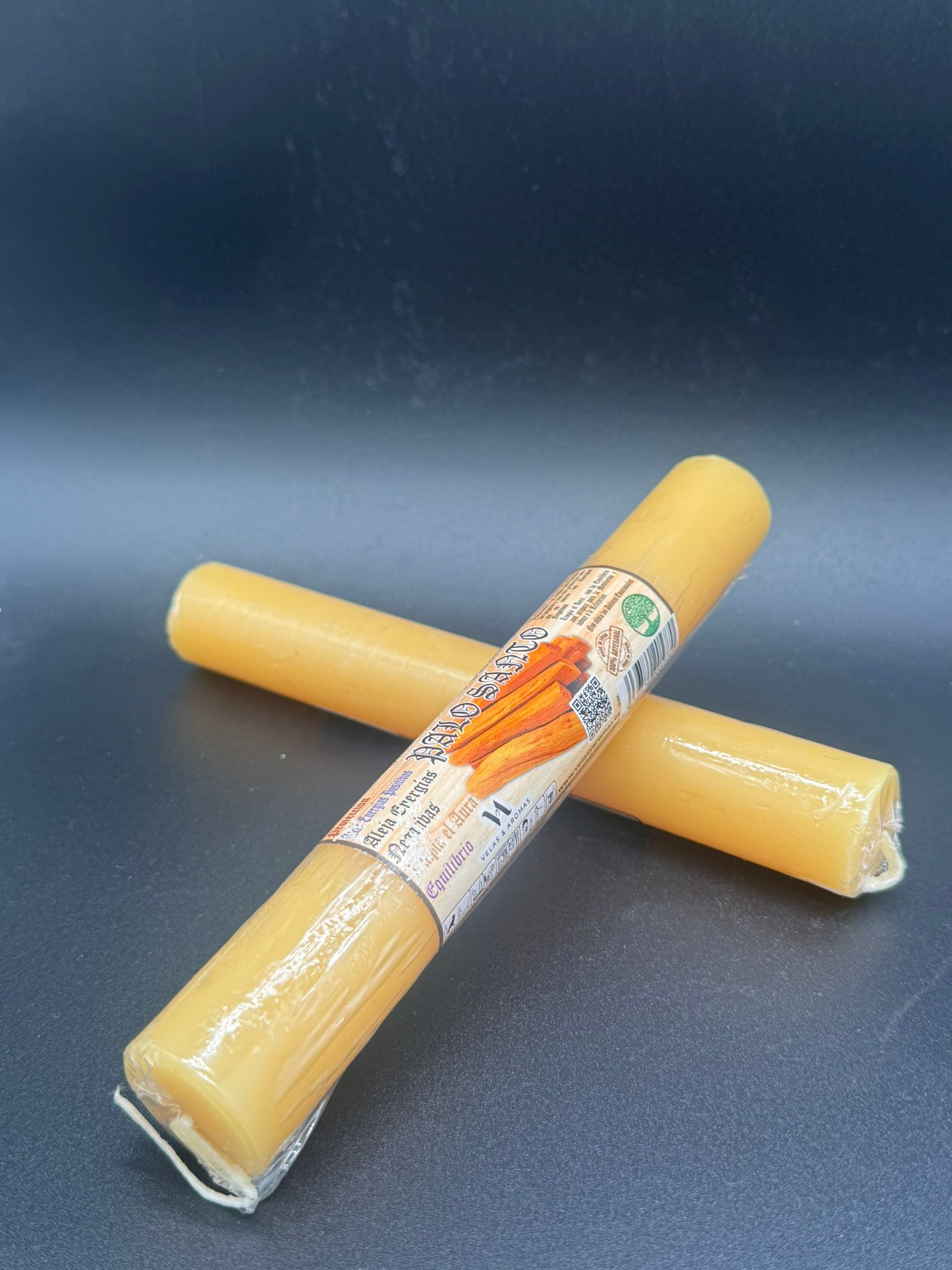 Vela Con Aceite Esencial De Palo Santo