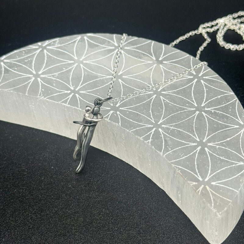 Colgante de Plata De Abrazo Infinito