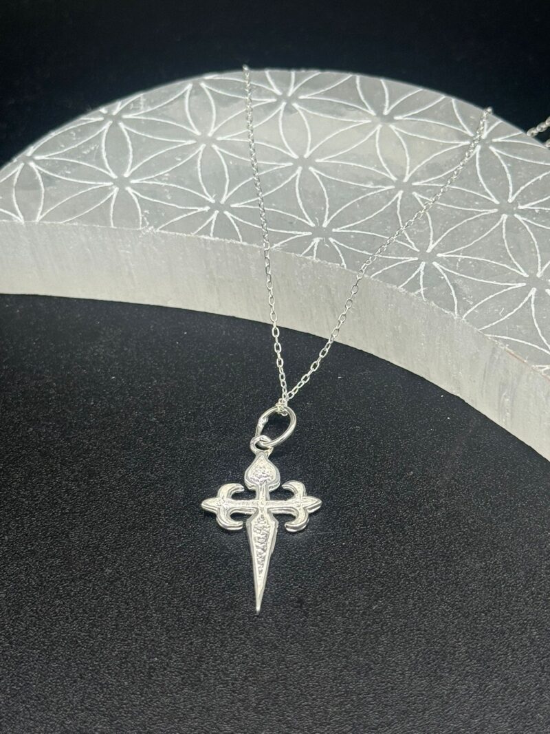 Colgante De Plata De La Cruz De Santiago
