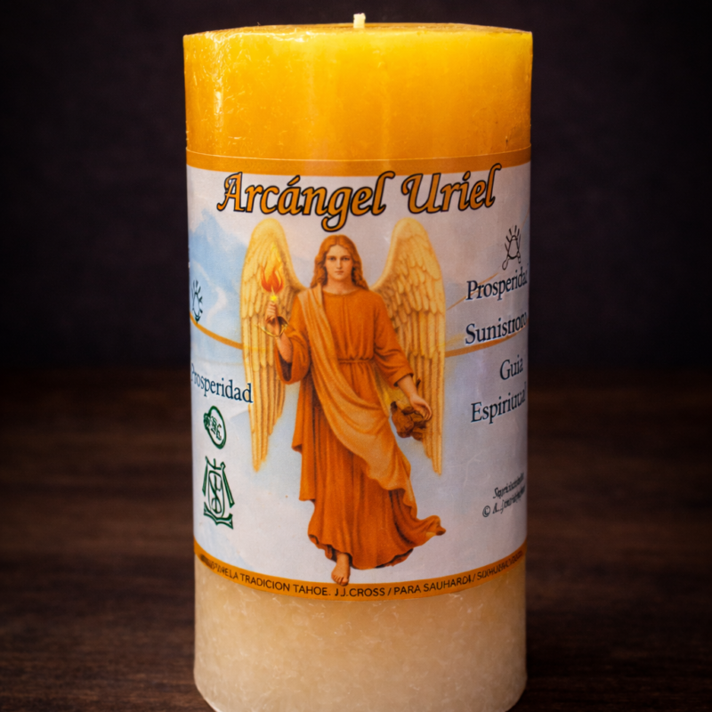 Velón Arcángel Uriel - Riqueza y Prosperidad Económica