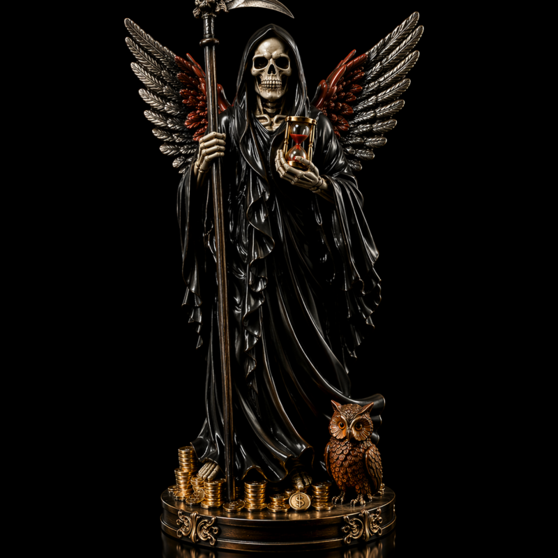 Santa Muerte con Alas - 30cm