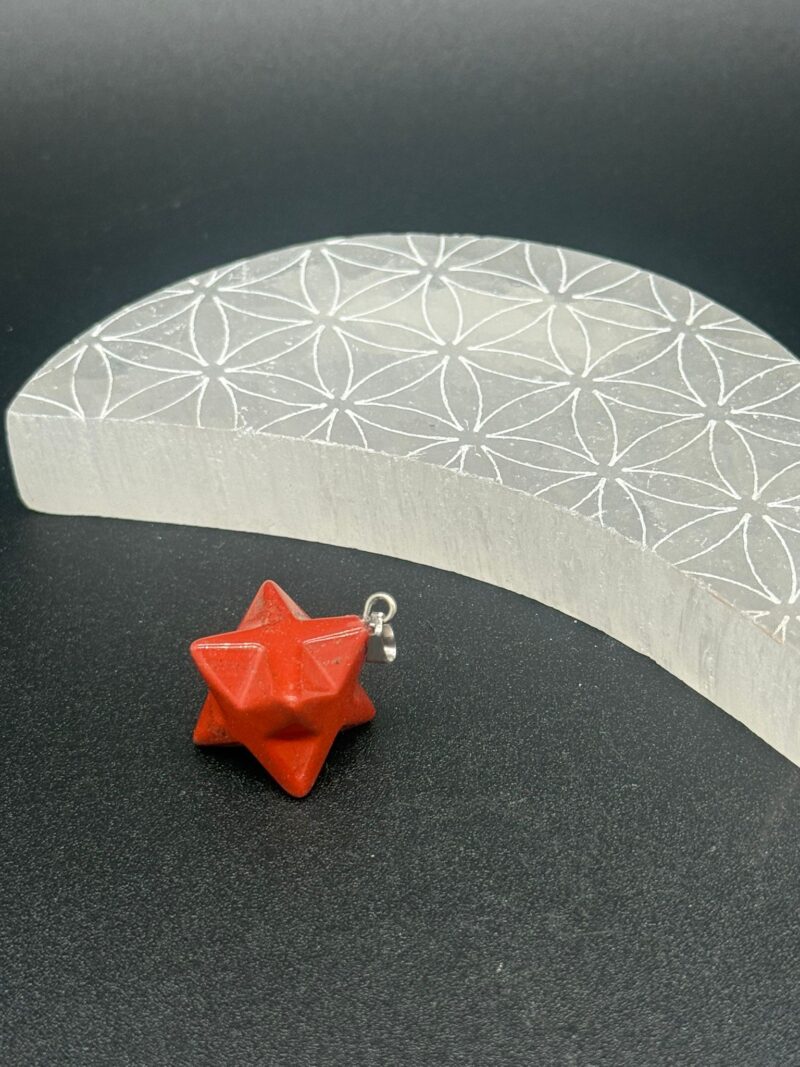 Merkaba de Jaspe Rojo