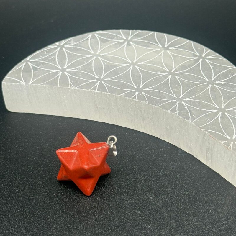 Merkaba de Jaspe Rojo