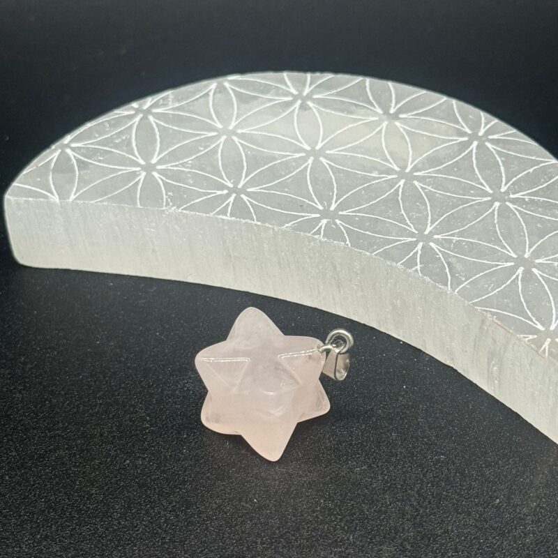 Merkaba de Cuarzo Rosa