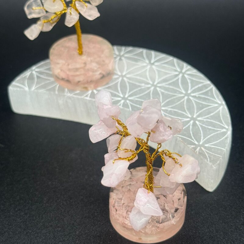 Arbolito Mineral Cuarzo Rosa