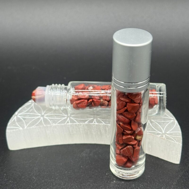 Roll-on de Jaspe Rojo con Minerales