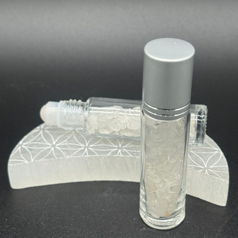 Roll-on de Cuarzo Blanco con Minerales