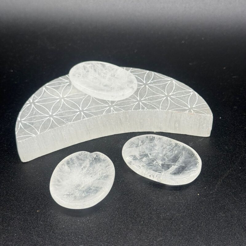 Piedras Para El Pulgar De Cuarzo blanco