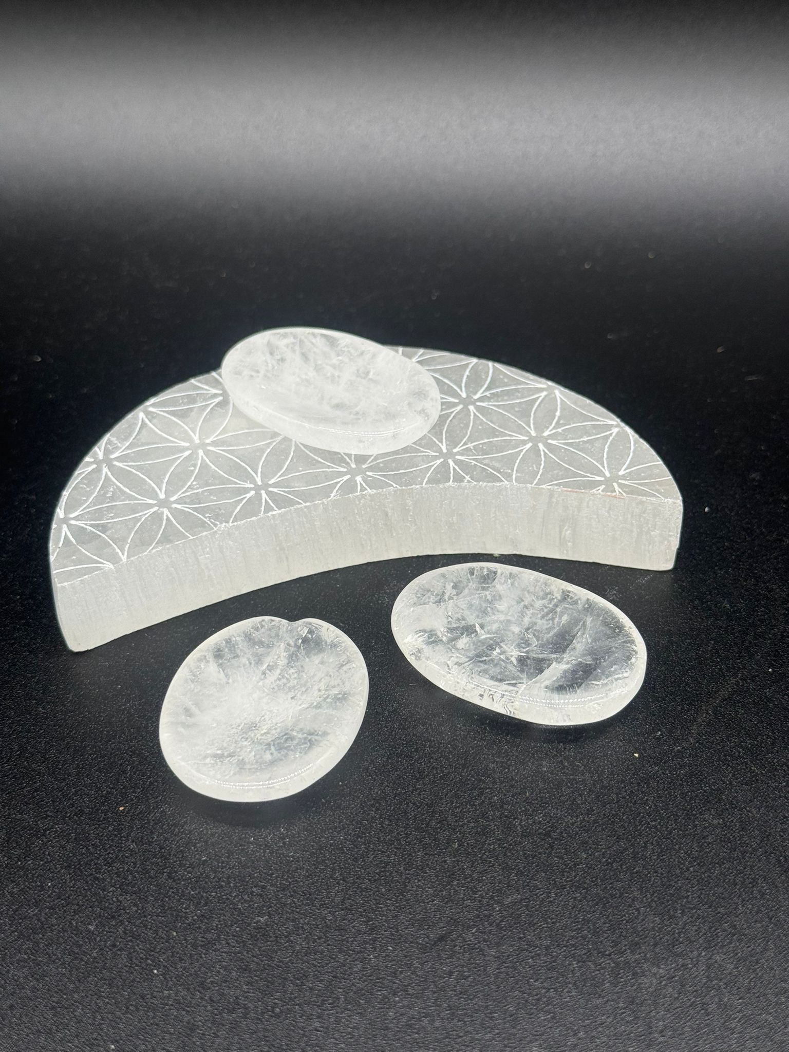 Piedras Para El Pulgar De Cuarzo blanco