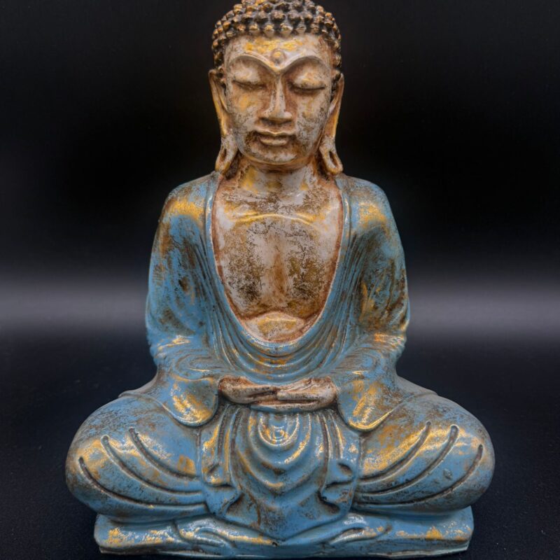 Buda Sentado Azul - 25cm
