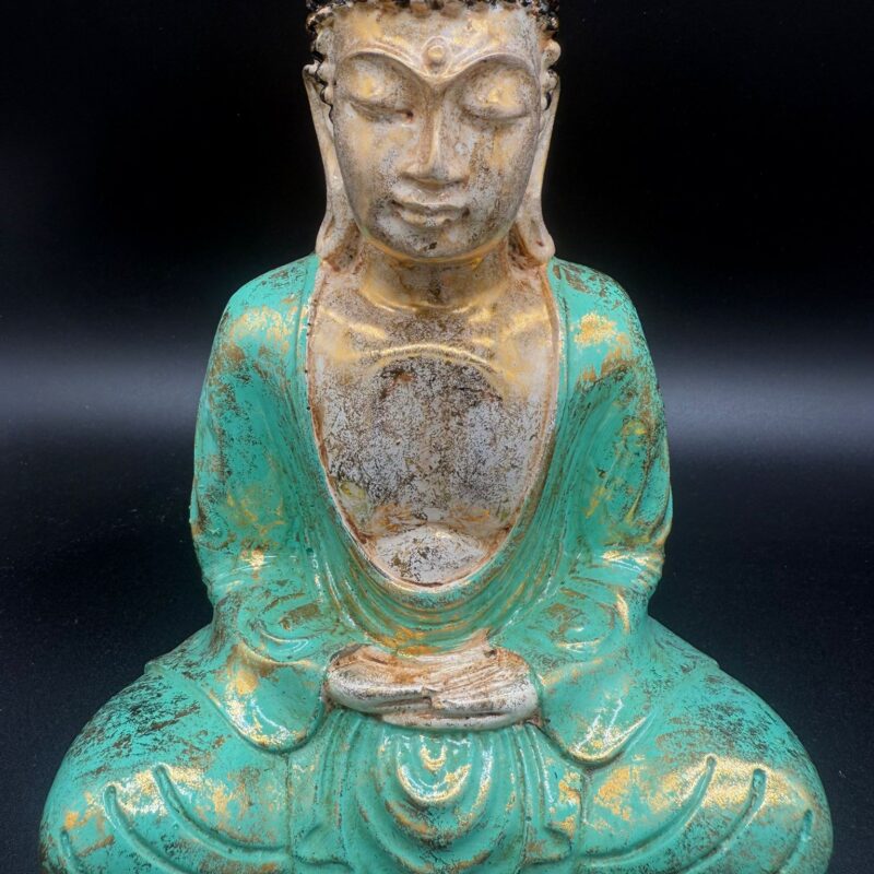 Buda Sentado Turquesa - 25cm