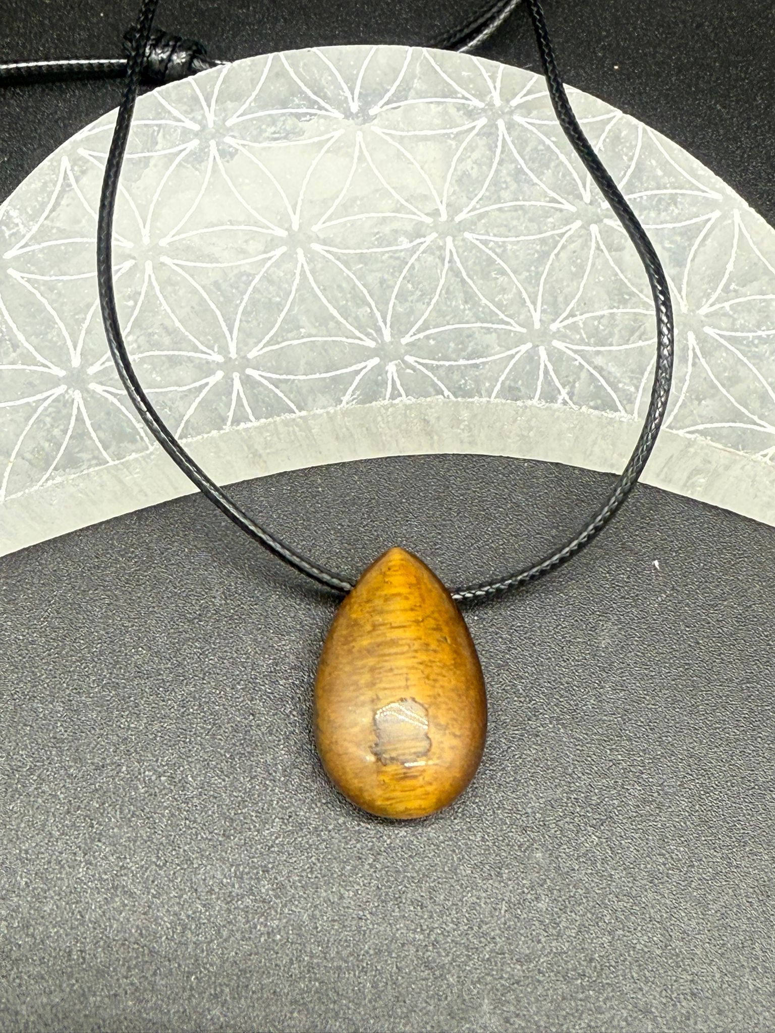 Colgante Lágrima Ojo de Tigre