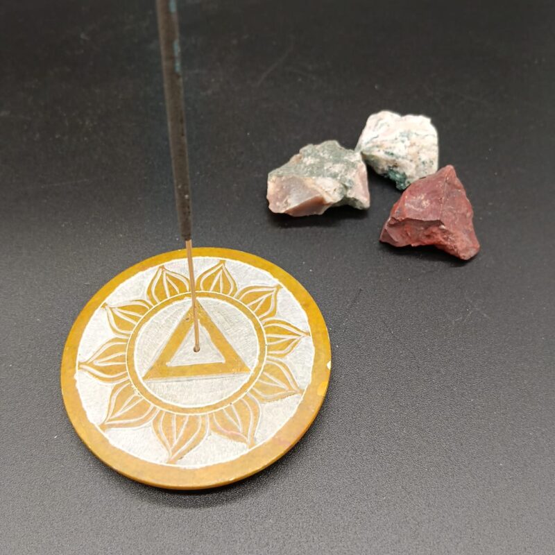 Porta Incienso Mármol (Amarillo)