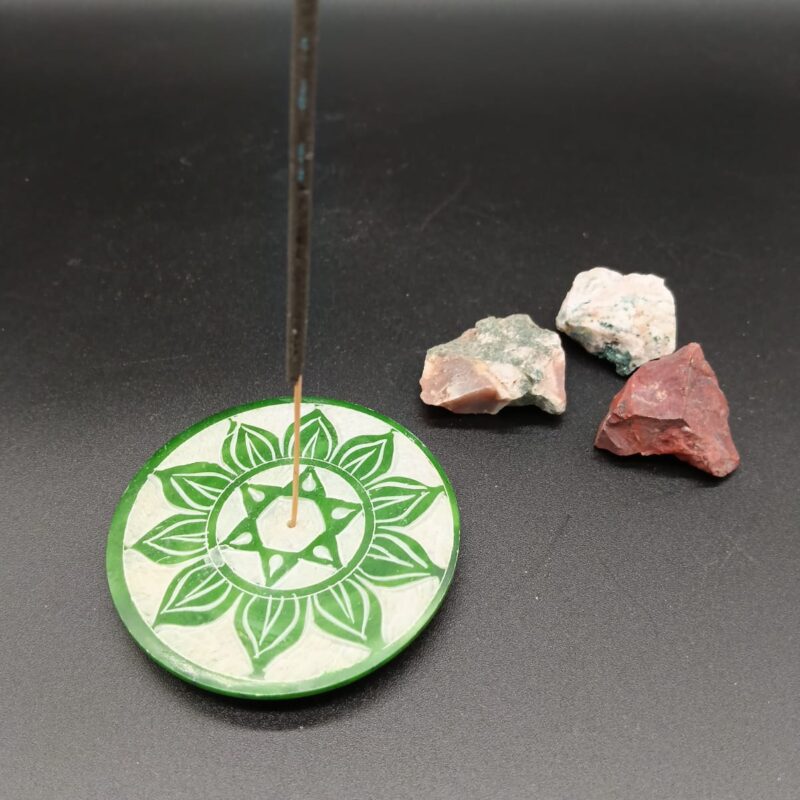 Porta Incienso Mármol (Verde)