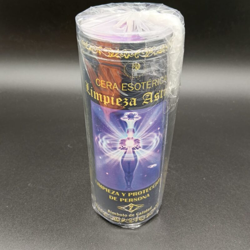 Velón con Fluido Limpieza Astral