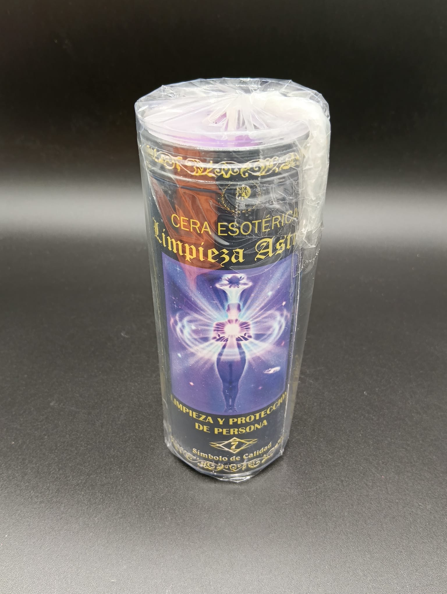 Velón con Fluido Limpieza Astral