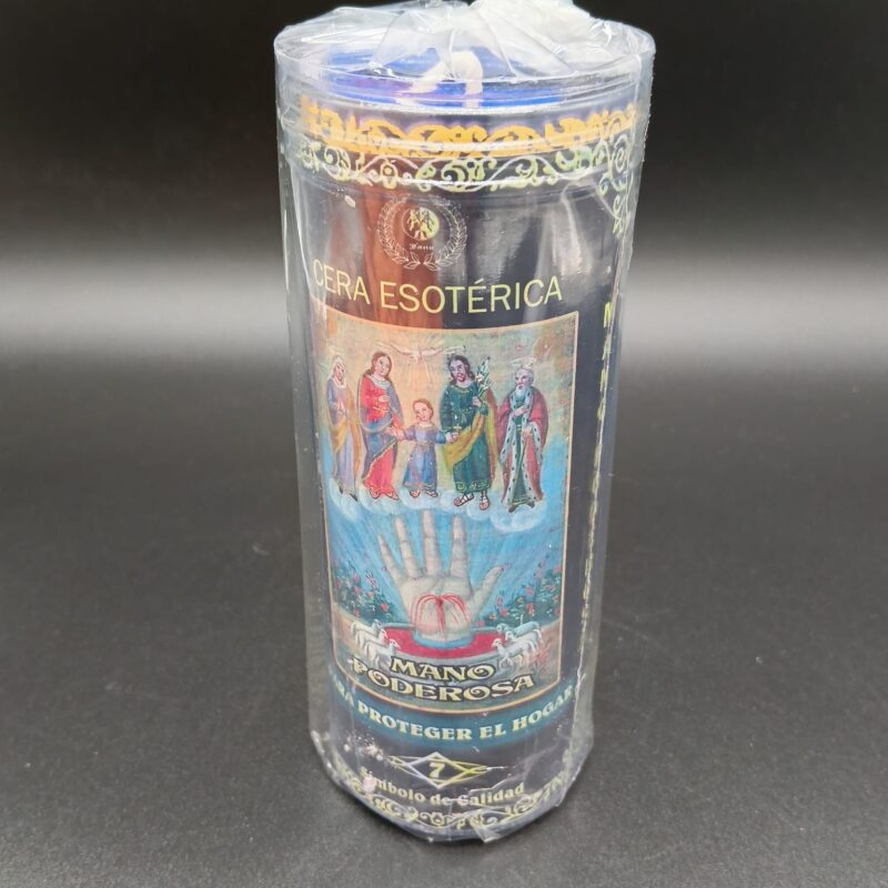 Velón con Fluido Mano Poderosa