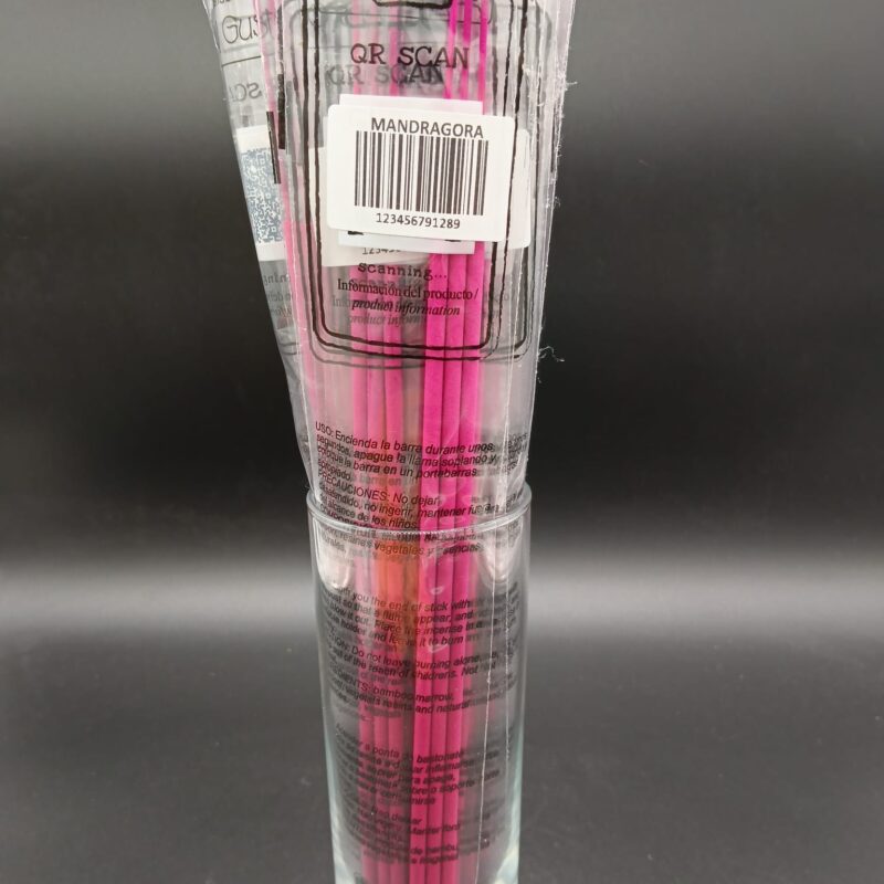 Incienso a Granel (Pack de 3 Varillas) Aroma Mandrágora