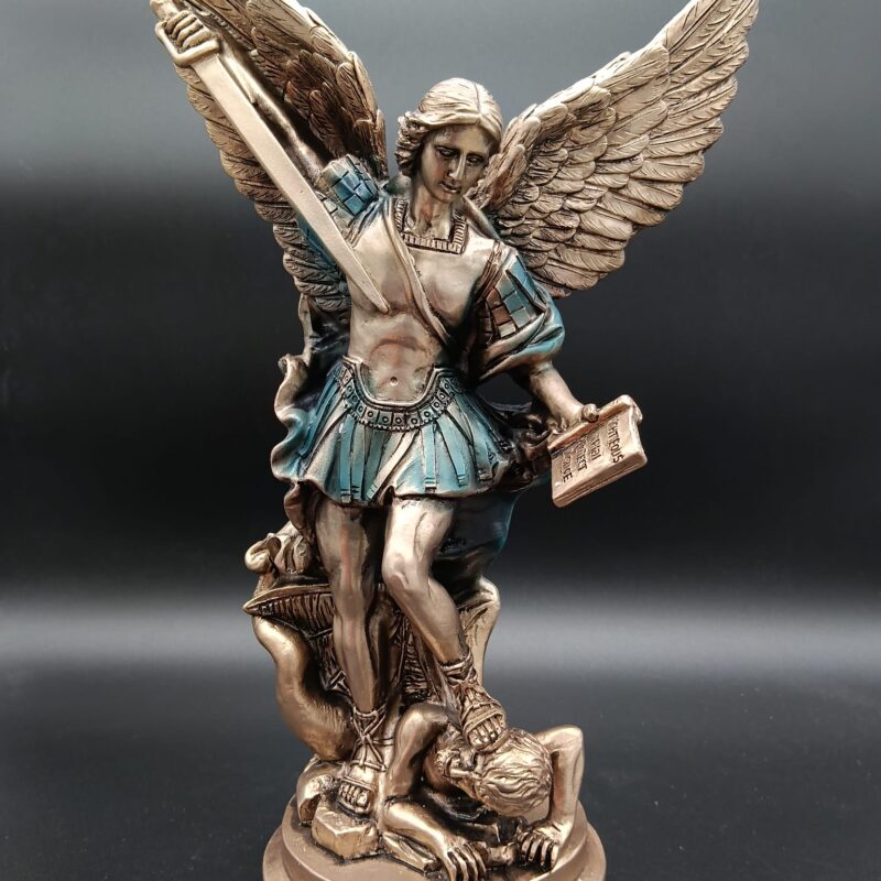 Arcángel San Miguel Azul (30cm)