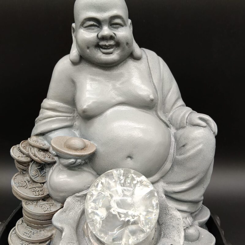 Fuente de Agua Buda con Bola de Cristal