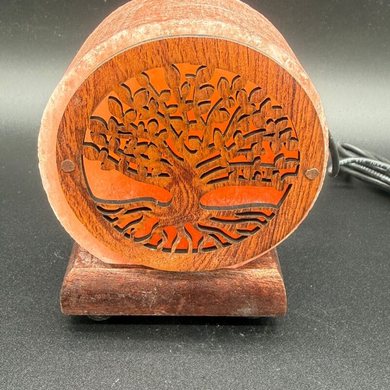Lámpara de Sal Pequeña Árbol de la Vida