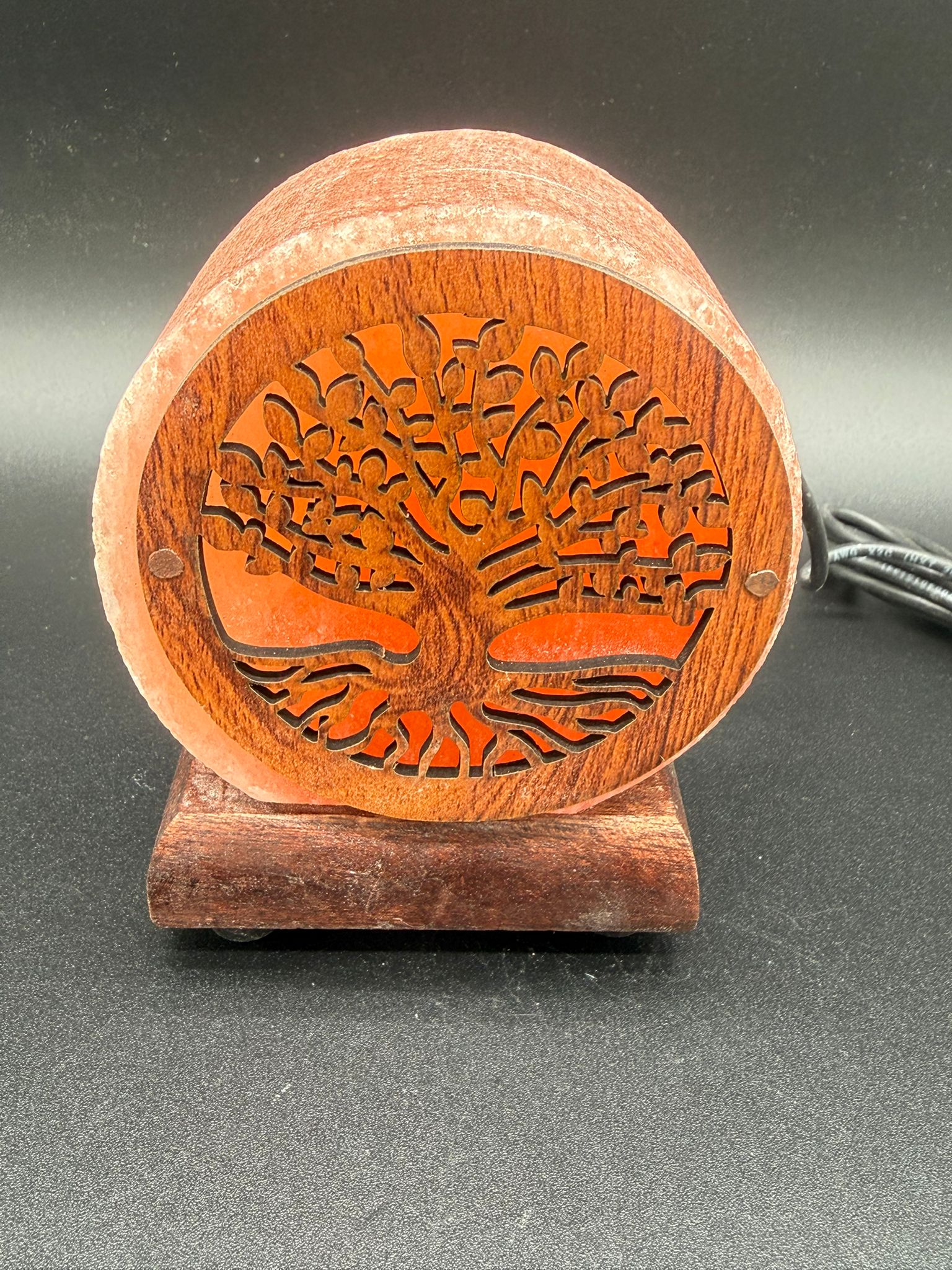 Lámpara de Sal Pequeña Árbol de la Vida