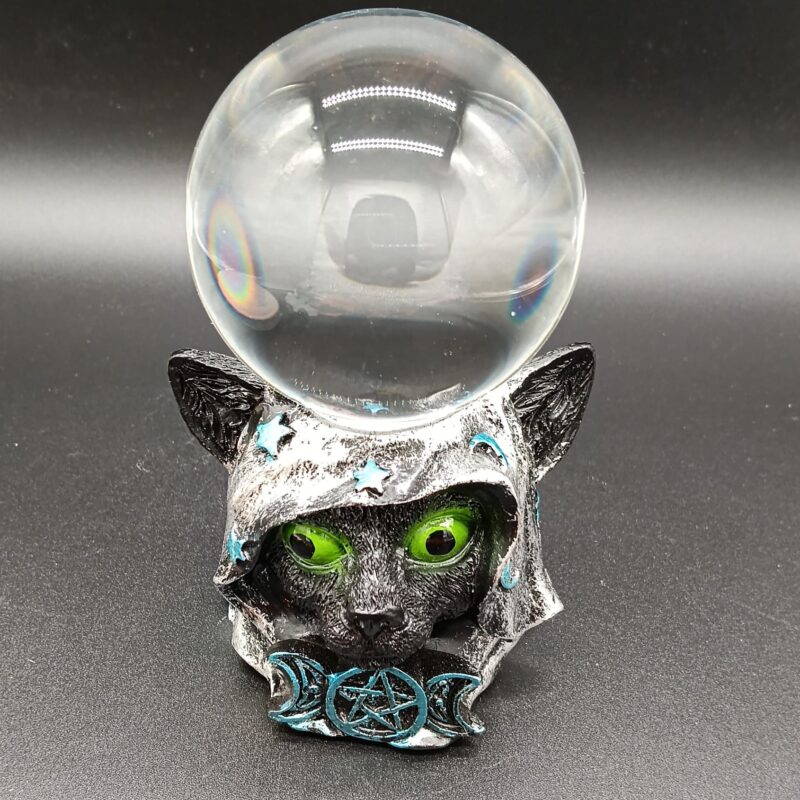 Soporte para Bola de Cristal o Mineral Gato Modelo 1