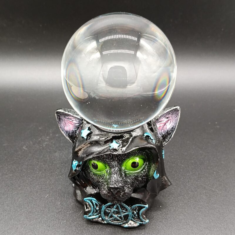 Soporte para Bola de Cristal o Mineral Gato Modelo 3