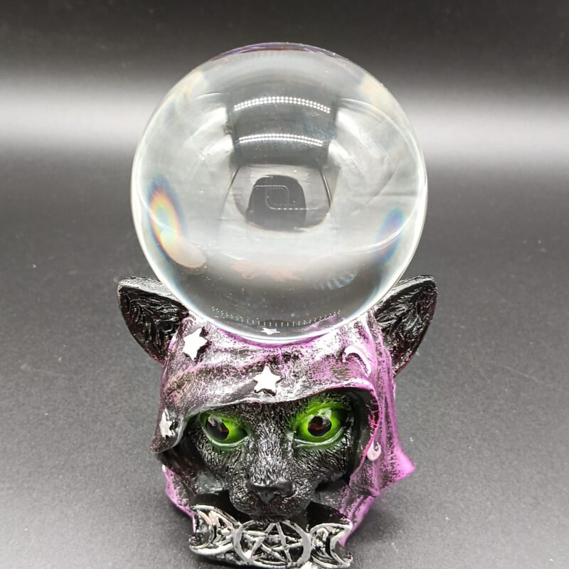 Soporte para Bola de Cristal o Mineral Gato Modelo 2