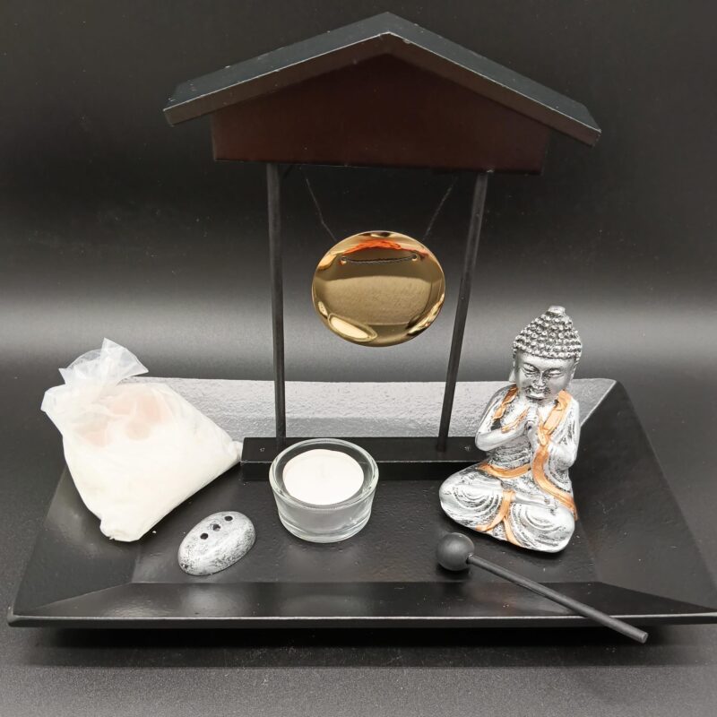 Portavelas Jardin Zen y Buda