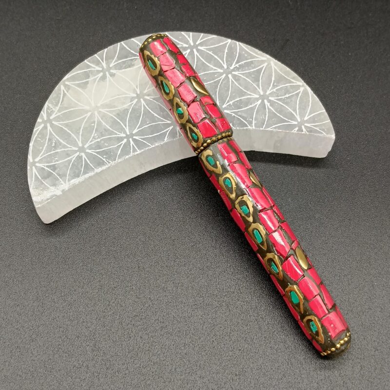 Bolígrafo Étnico Carmesí/Turquesa