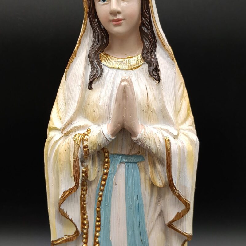 Virgen de Lourdes (10 x 10 x 31 cm)