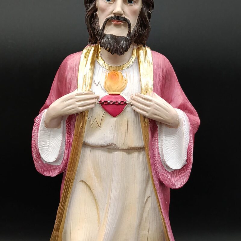 Sagrado Corazón de Jesús (12 x 10 x 32 cm)