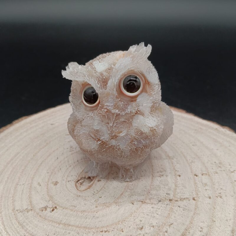 Búho de Orgonita Avalon (6 cm, Ojos Aleatorios)