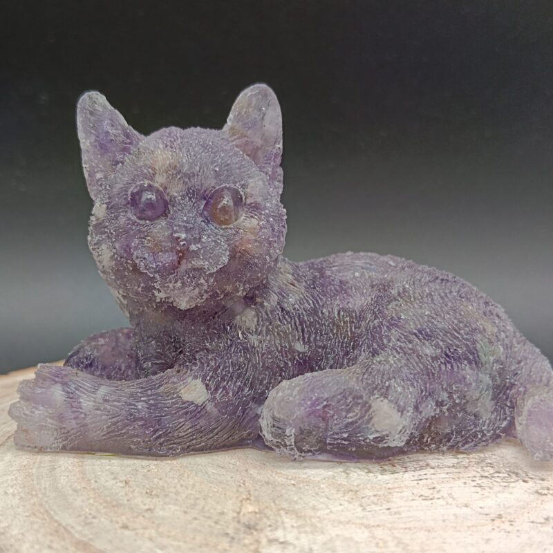 Gato Orgonita Amatista