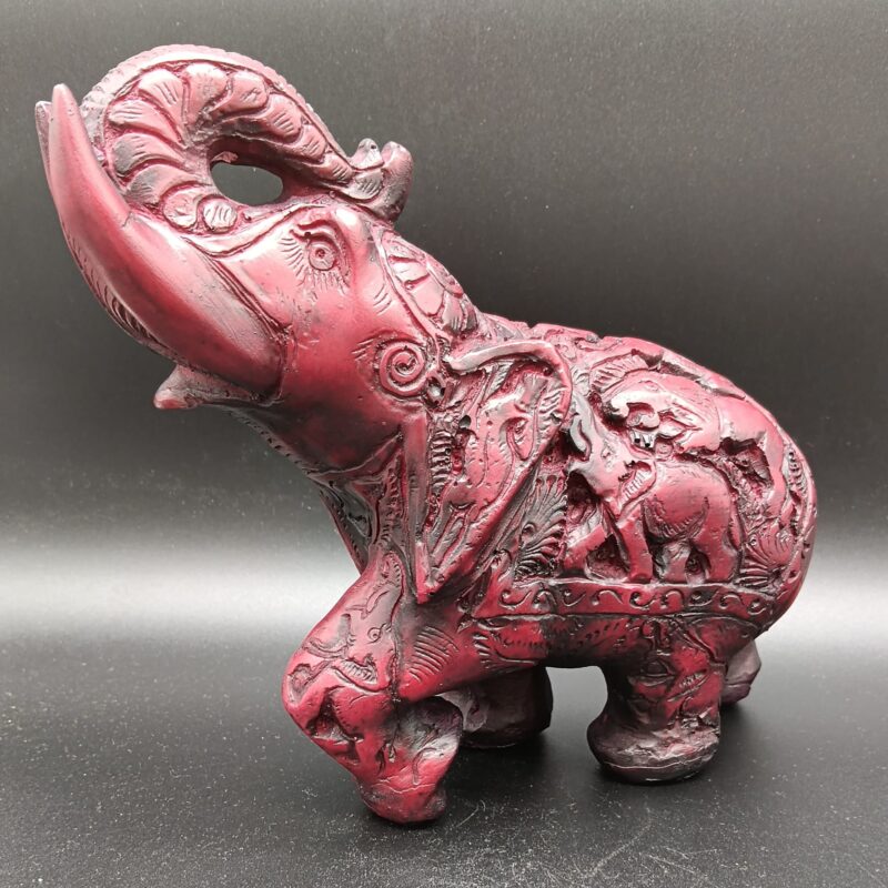 Figura Elefante Color Tinto (20 cm)