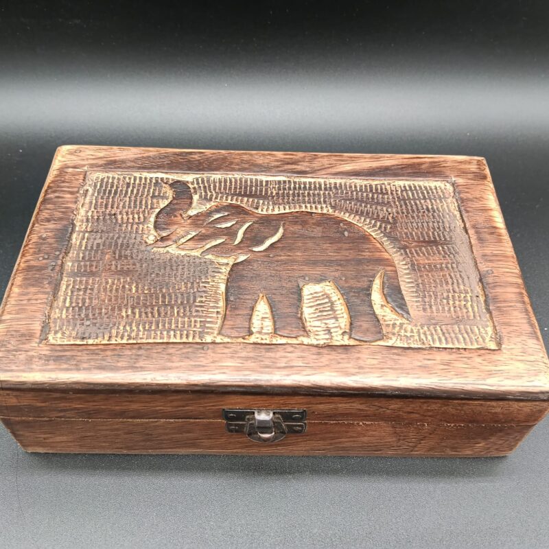 Caja Rectangular Grande Elefante (20 x 12 x 6 cm)