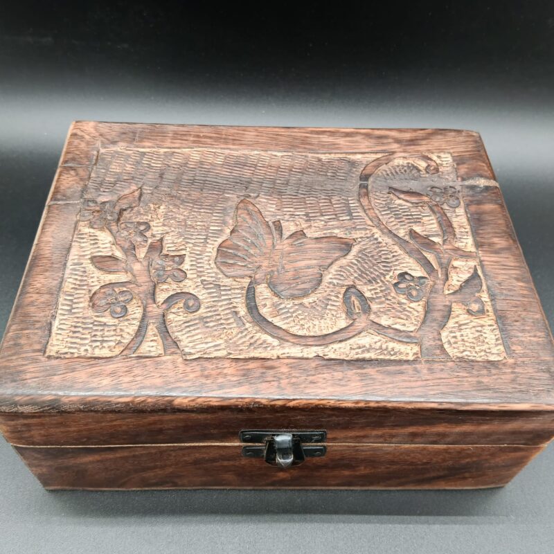 Caja Rectangular Grande Mariposa (20 x 15 x 8 cm)