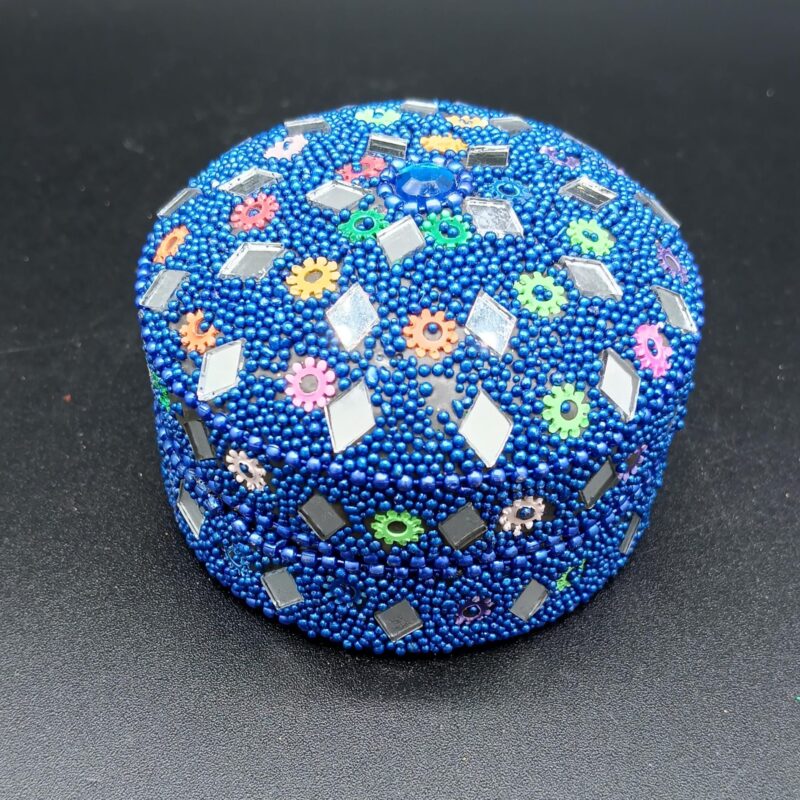 Pack 3 Cajitas Cristales Azul