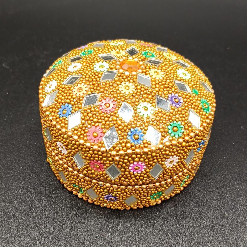 Pack 3 Cajitas Cristales Amarillo